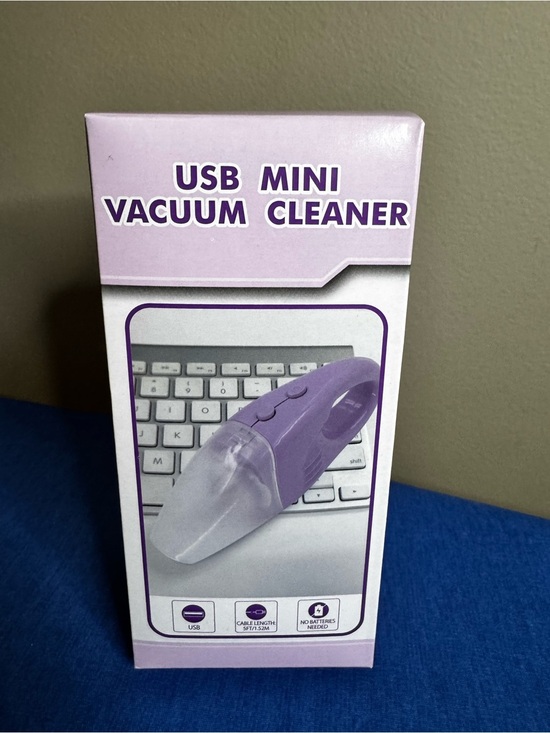 Other - 5/$25 NWT USB Mini Vacuum Cleaner - Purple
